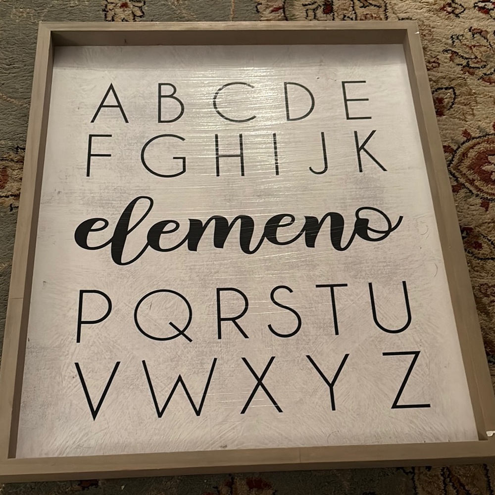 Alphabet Wall Art with Fun Design